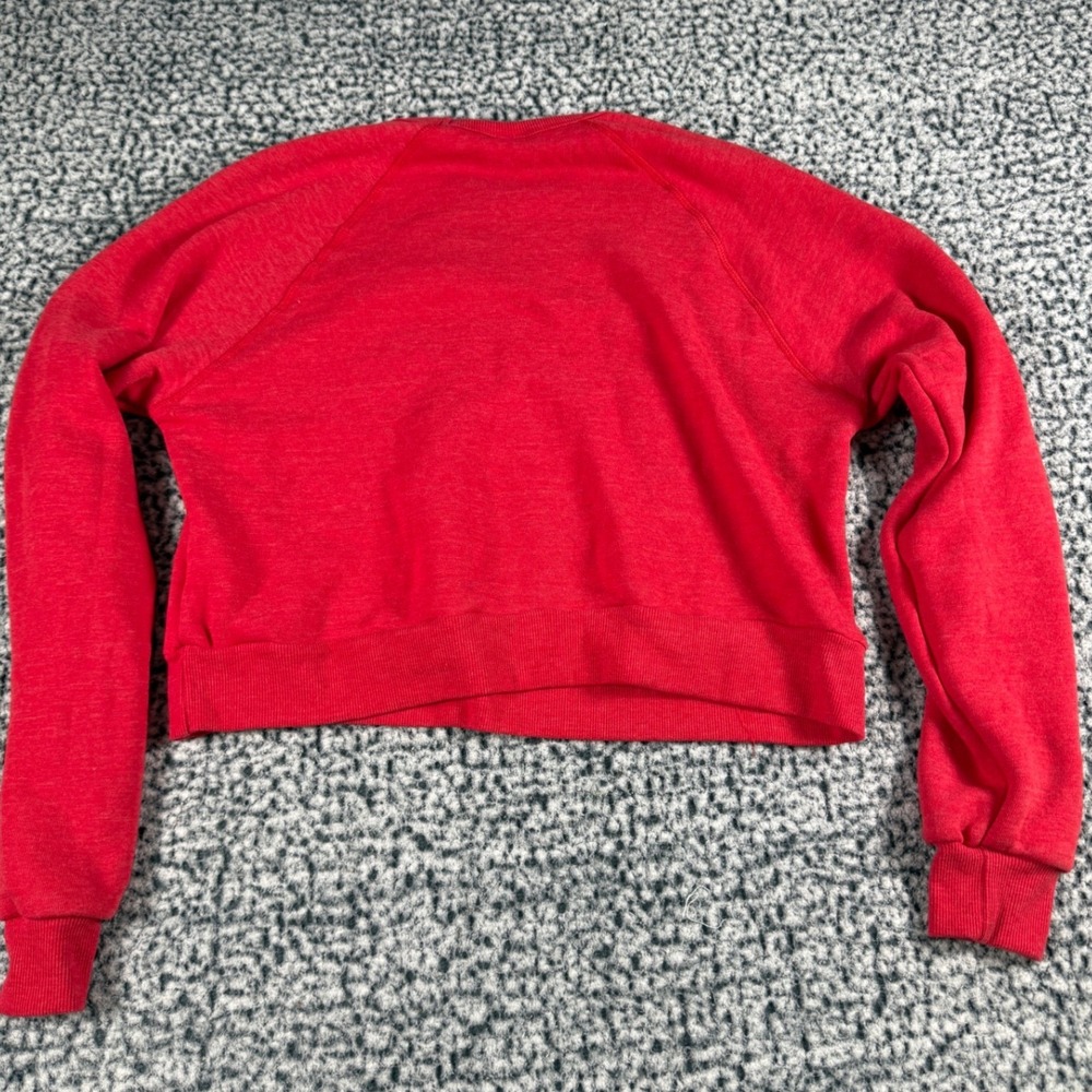 WHERE IM FROM Portland Cropped Red Sweatshirt Women's Size L Long Sleeve NWT‎ - Picture 6 of 6
